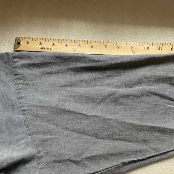 Vintage 90s Panhandle Slim Western Shirt Women Large Blue Aztec Embroidered Top - Picture 10 of 13